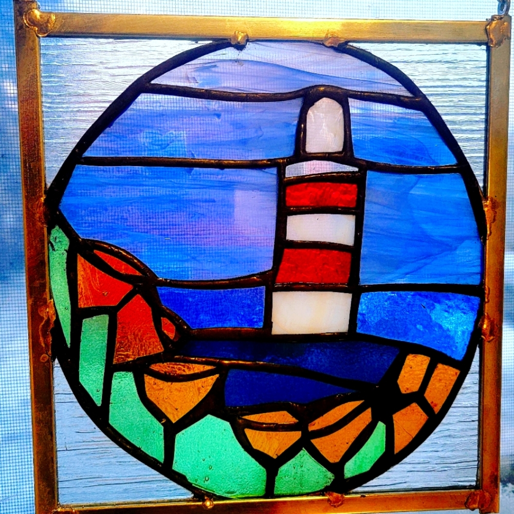 Stained glass Lighthouse